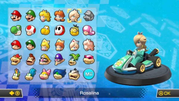   Classement des personnages de Mario Kart