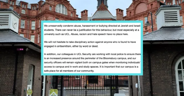 Το UCL θα αυξήσει την παρουσία της αστυνομίας γύρω από την πανεπιστημιούπολη μετά την αύξηση της αντισημιτικής κακοποίησης