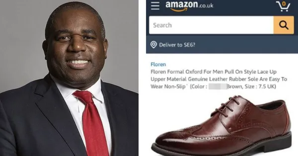 David Lammy a appelé Amazon pour avoir utilisé le mot N pour décrire une paire de chaussures