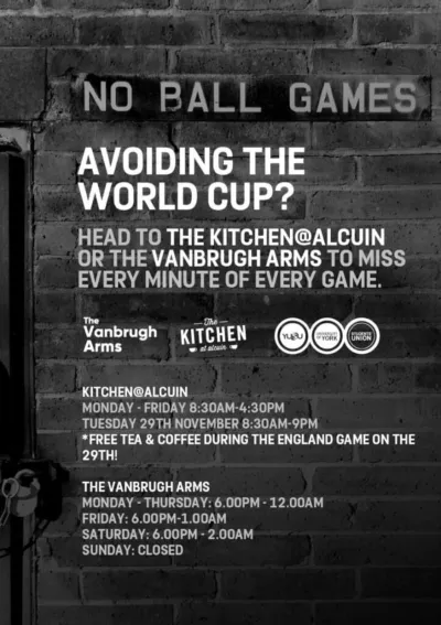 York futballmentes tereket kínál az egyetemen azoknak a diákoknak, akik bojkottálni akarják a világbajnokságot