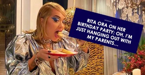Rita Ora hævdede, at hun ville 'hænge ud med sine forældre' på sin fødselsdag