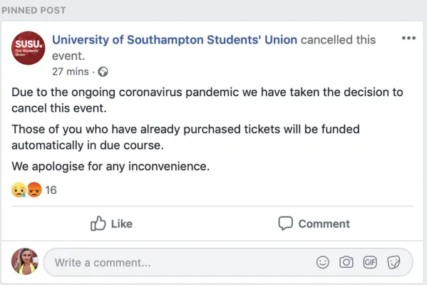 El Ball de Graduació 2020 s'ha cancel·lat a causa del coronavirus