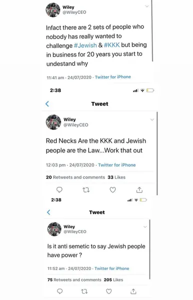 La réponse aux tweets de Wiley montre que l'antisémitisme est oublié à l'ère de l'antiracisme