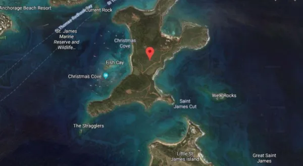 Great Saint James, St James, privé, île, îles Vierges américaines